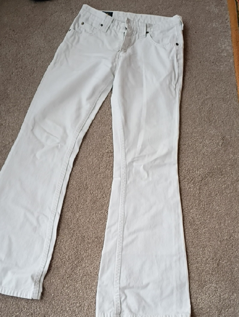 Lee White Flare Jeans for Women